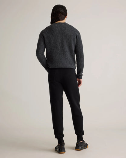 Mongolian Cashmere Jogger - S / Heather Truffle Brown