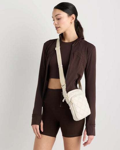 Transit Quilted Phone Crossbody - One Size / Navy