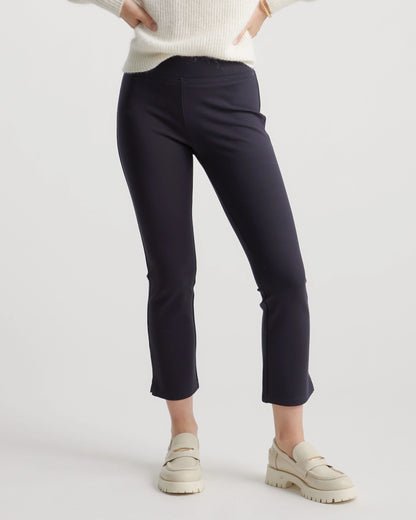 Ultra-Stretch Ponte Kick Flare Pants - XS / Olive