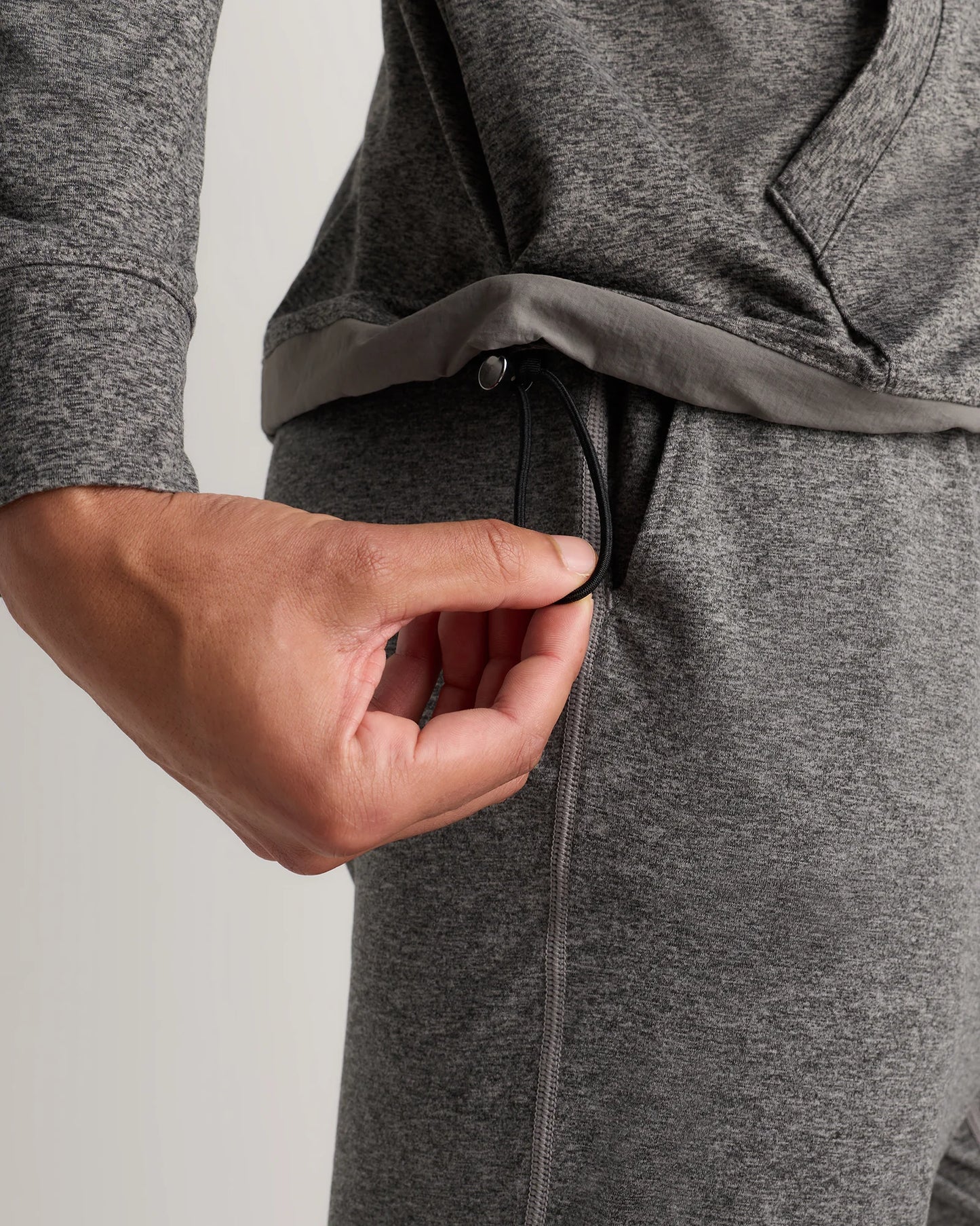 Flowknit Performance Hybrid Pullover Hoodie - S / Heather Green