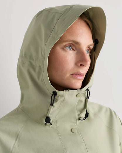 Weather Proof Oversized Rain Jacket - XS / Tea Green