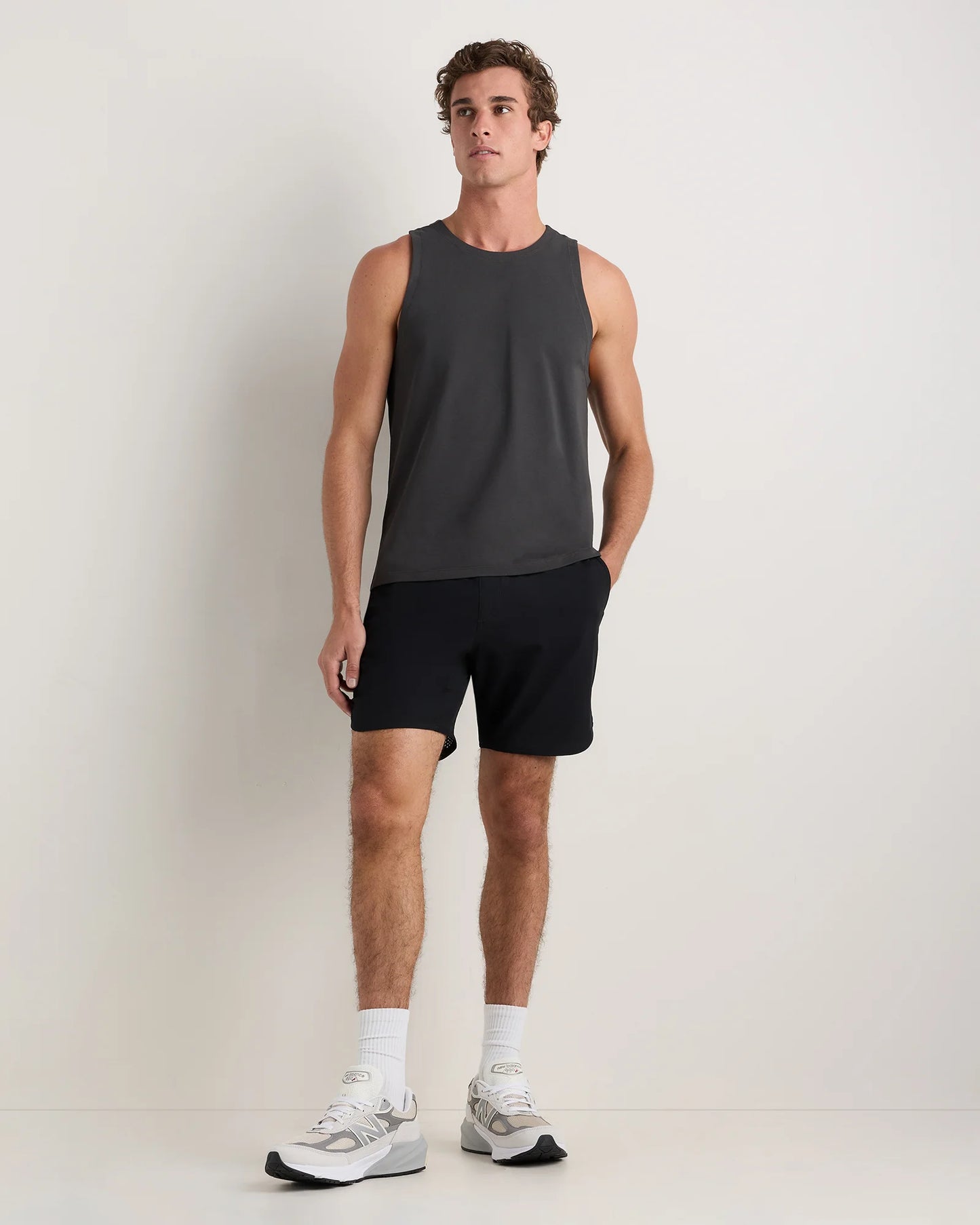 Studio Performance Tank Top - S / Charcoal