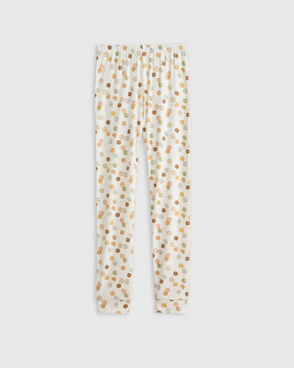 Bamboo Long Sleeve and Pant Pajama Set - 6 / Wildflower Dreams