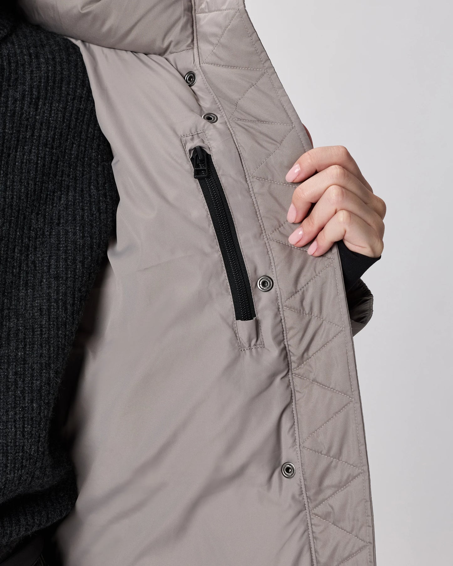 Responsible Down Long Puffer Jacket - XS / Black