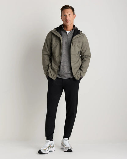 Weather Proof Fleece-Lined Hooded Jacket - S / Carbon Grey