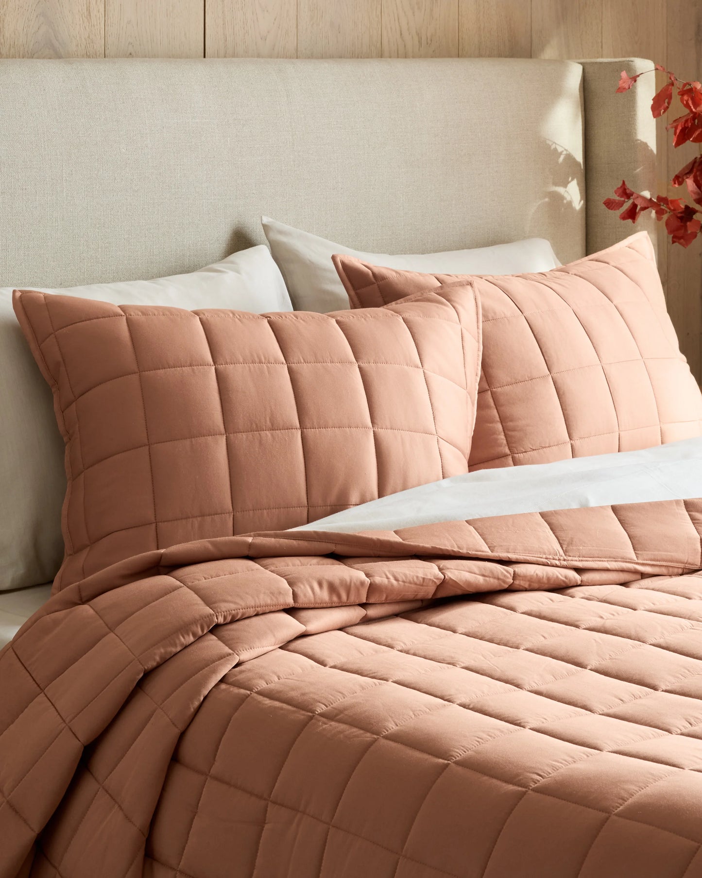Bamboo Box Quilt Set - Twin / Sage