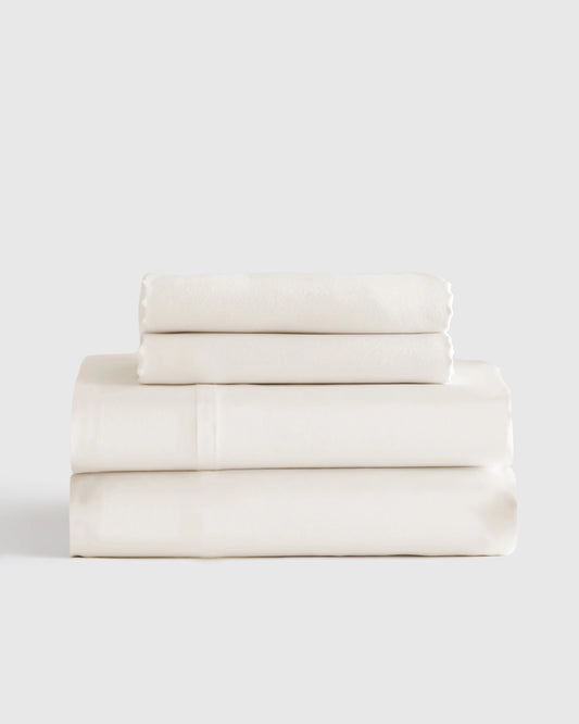 Mulberry Silk Sheet Set - Queen / Ivory