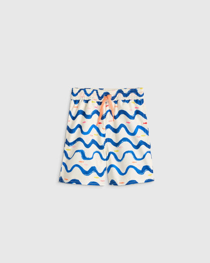 Swim Trunk - 2T / Wavy Fish