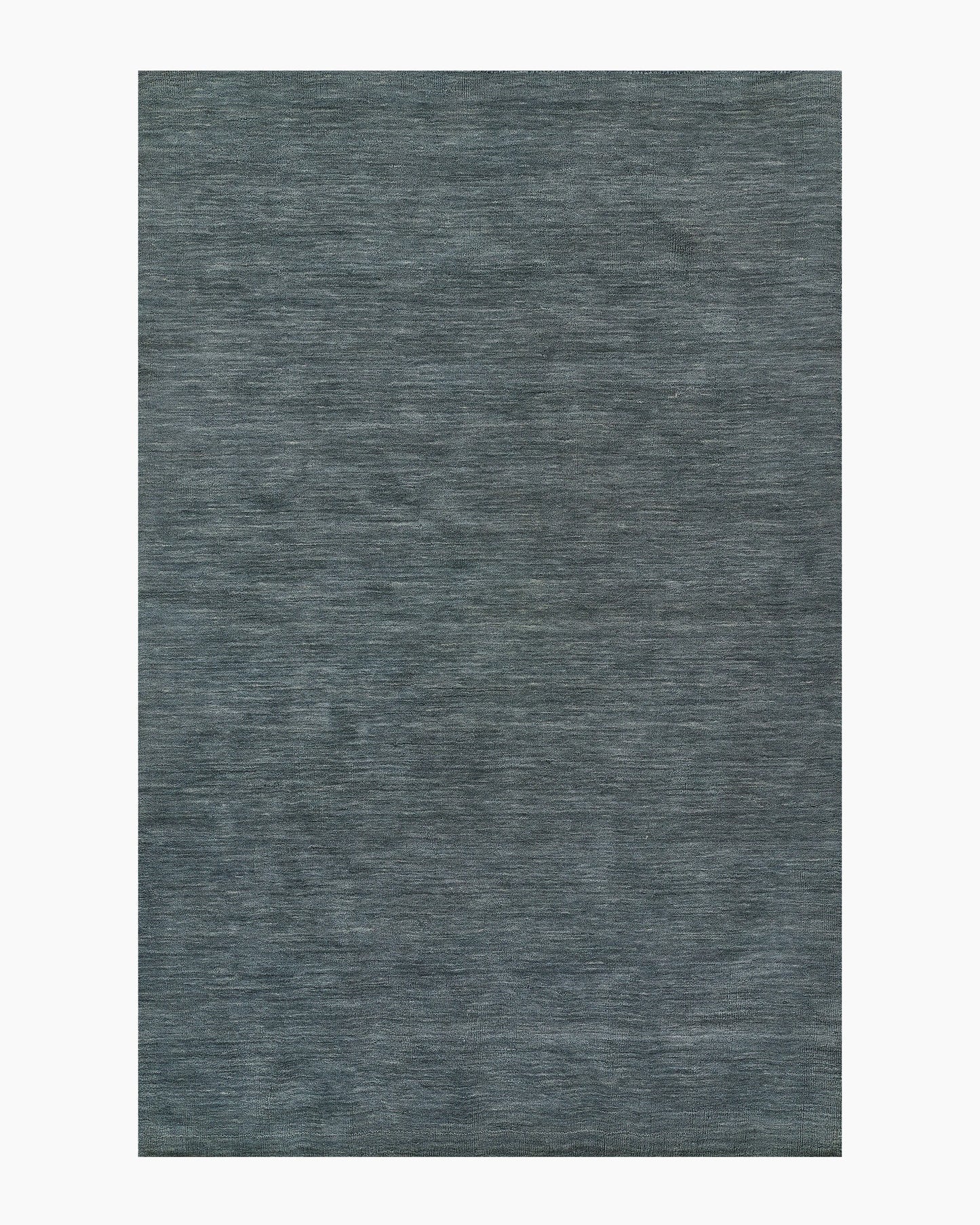 Wells Hand-Loomed Wool Rug - 5' x 8' / Blue