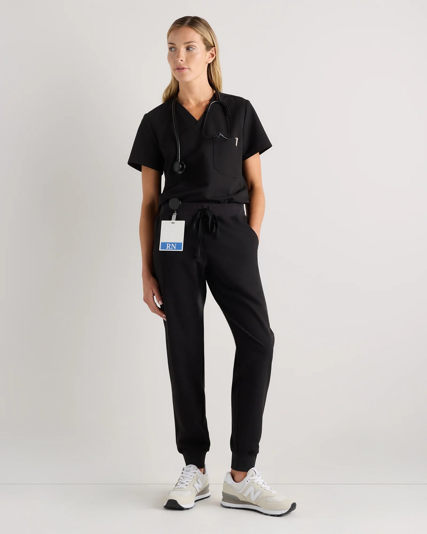 AeraFlex Scrub Joggers - XS / Bold Black