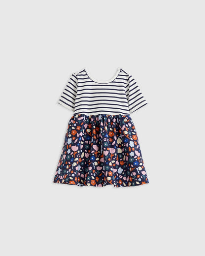 Organic Cotton Skater Dress - 3-6M / Animal Print