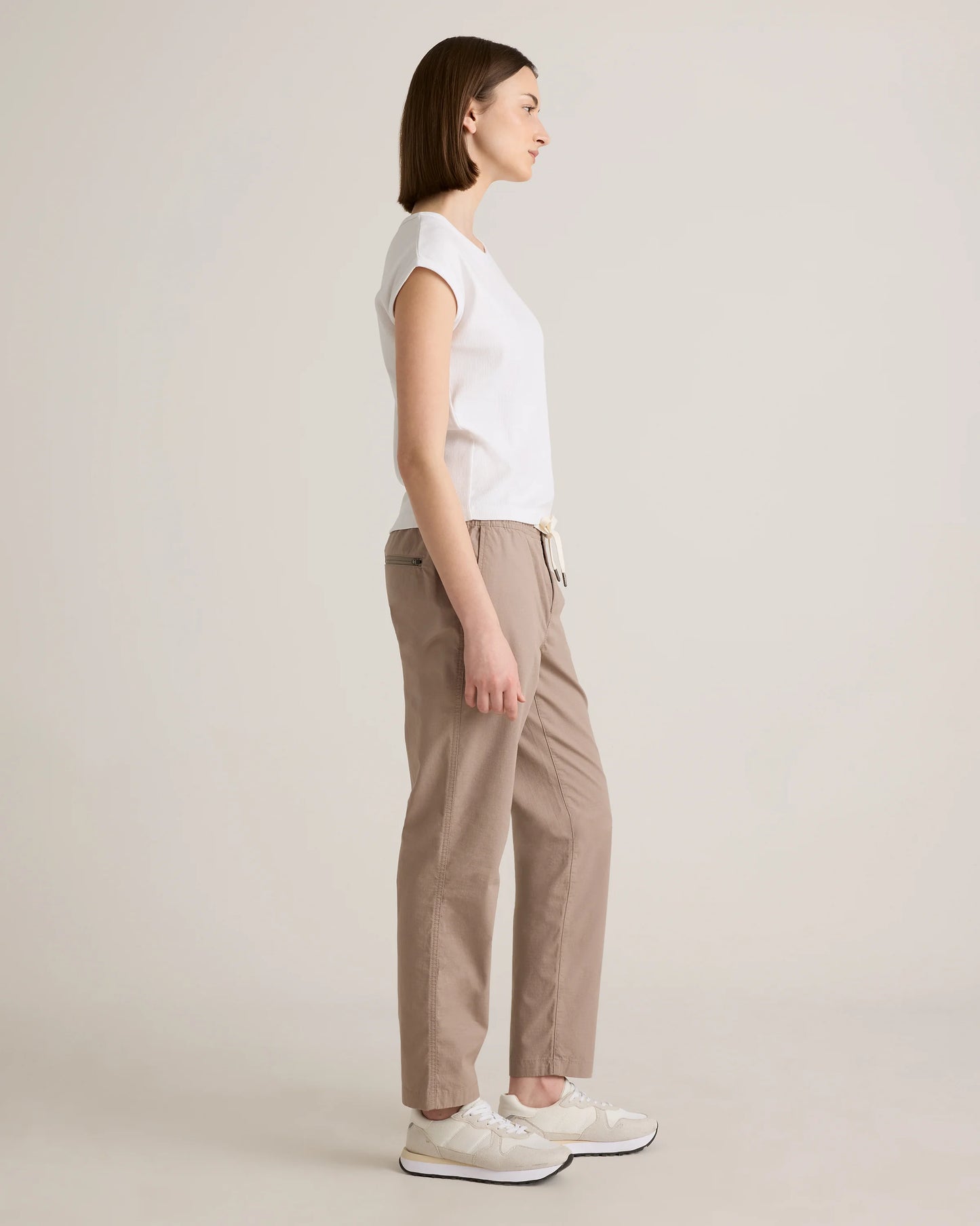 Organic Stretch Ripstop Straight Pants - XS / Steel