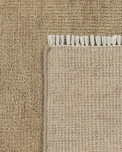 Lee Hand-Knotted Wool Rug - 5' x 8' / Oat