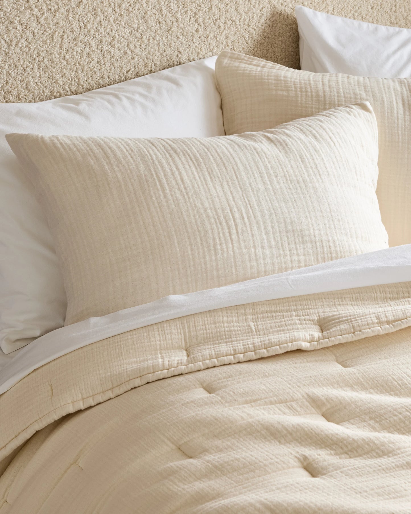 Organic Cotton Gauze Sham Set - Standard / Dried Sage