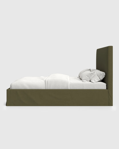 Slipcover Bed in 100% Linen - Full / Flax