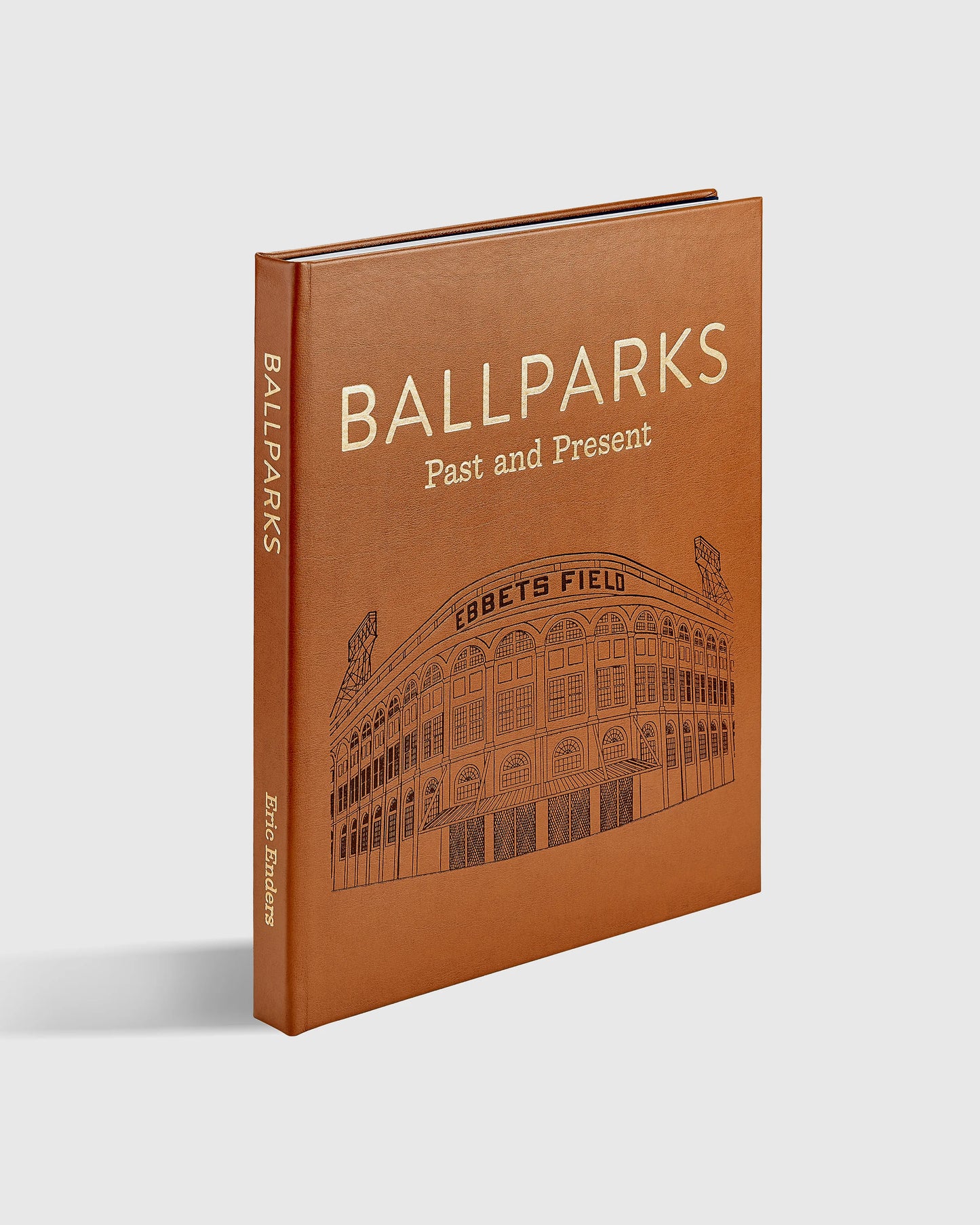 Ballparks Past and Present Leather Bound Book - One Size / No Color