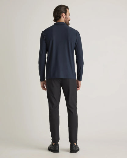 ProPique Performance Long Sleeve Polo - S / Navy