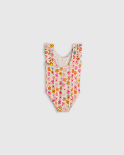 Ruffle One Piece Swimsuit - 0-3M / Pineapple