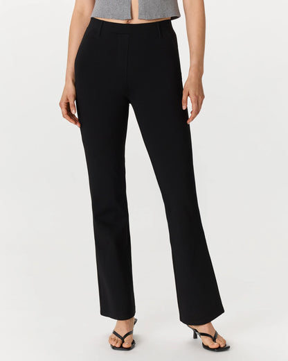 Ultra-Stretch Ponte Bootcut Pants - XS / Black