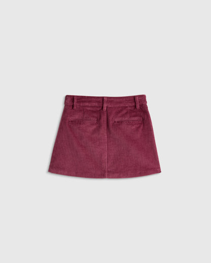 Organic Cotton Stretch Corduroy Skirt - 4T / Dried Herb