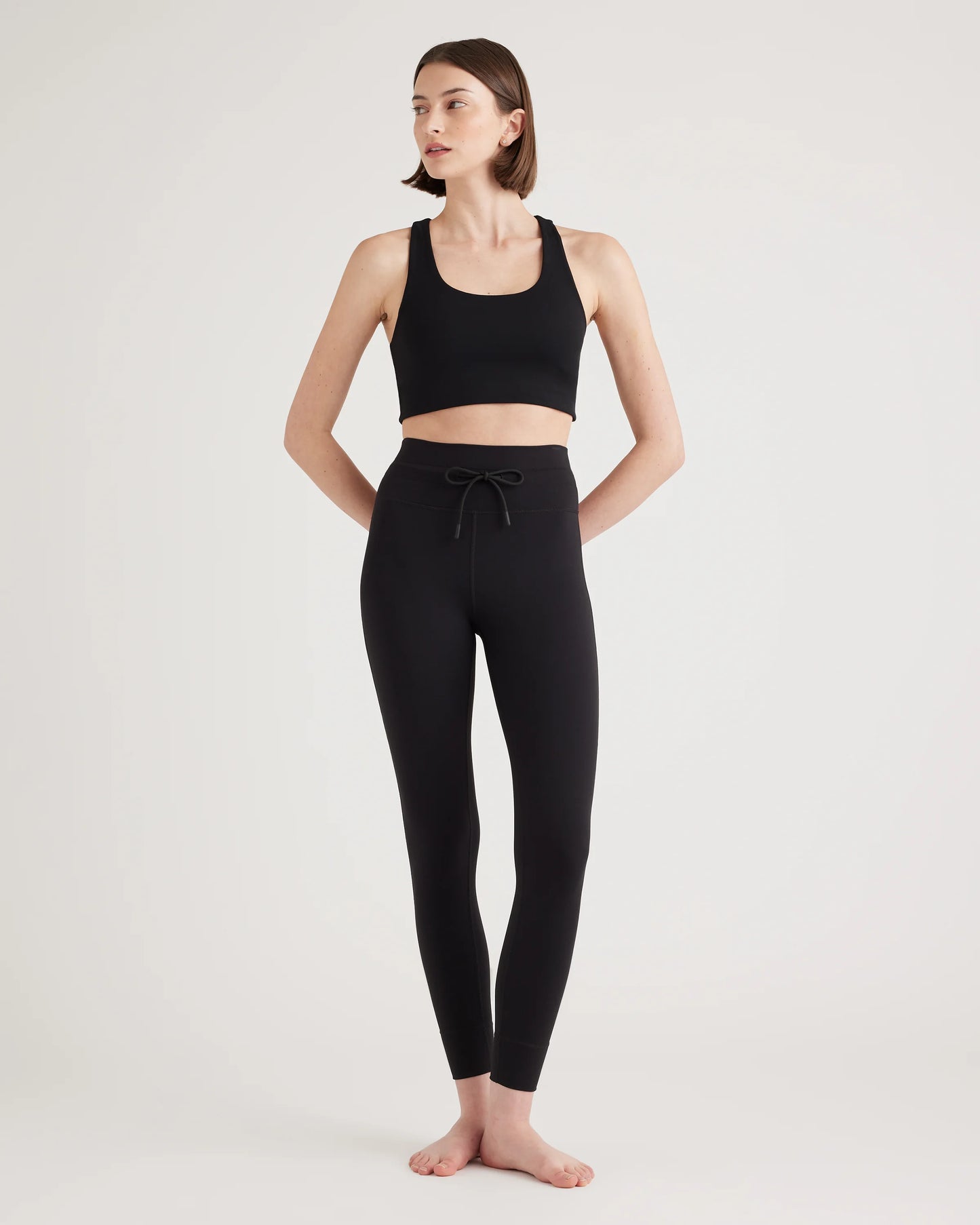 Ultra-Form Scoop Neck Longline Bra - XS / Black Camo