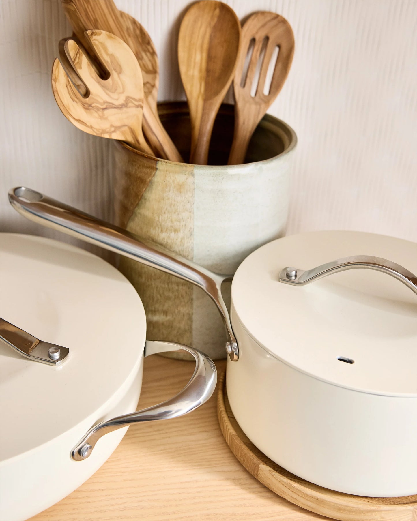Ceramic Nonstick Saucepan: 3QT - One Size / Navy