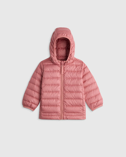 Lightweight Down Hooded Puffer Jacket - 12-18M / Blue Moon