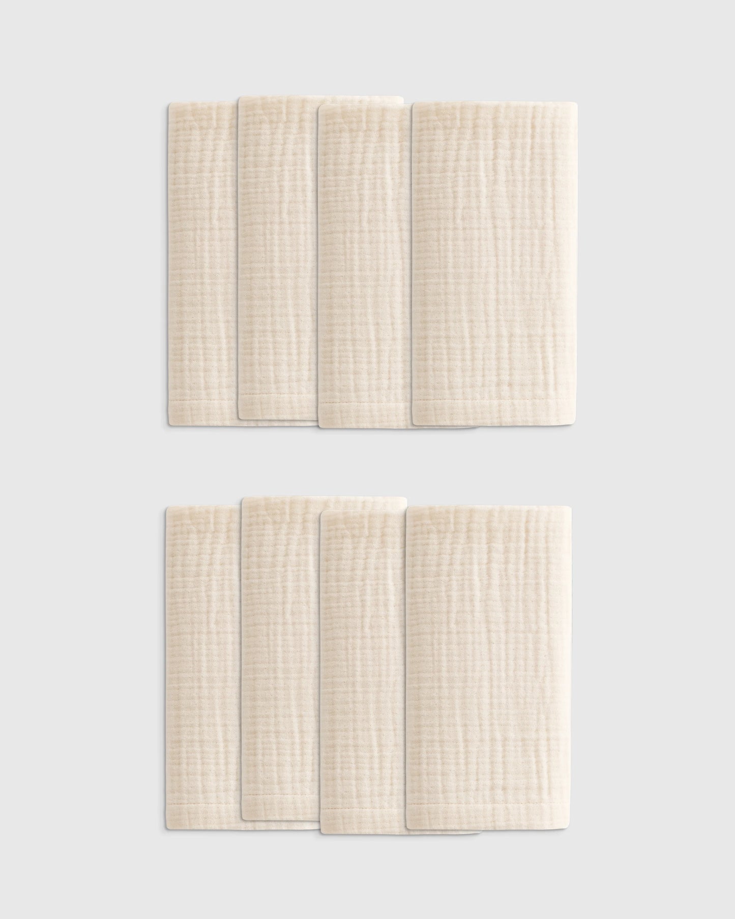 Organic Cotton Gauze Napkins (Set of 8) - One Size / Chocolate