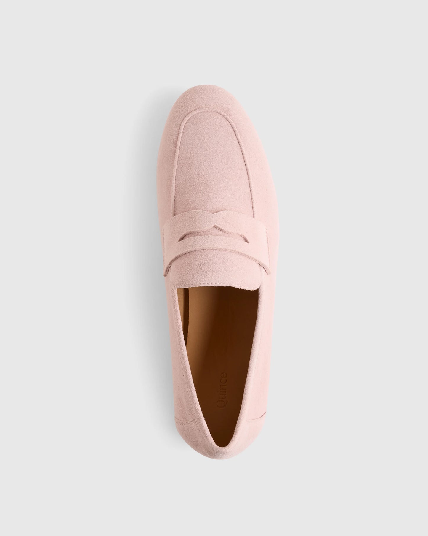 Italian Suede Penny Loafer - 5 / Almond
