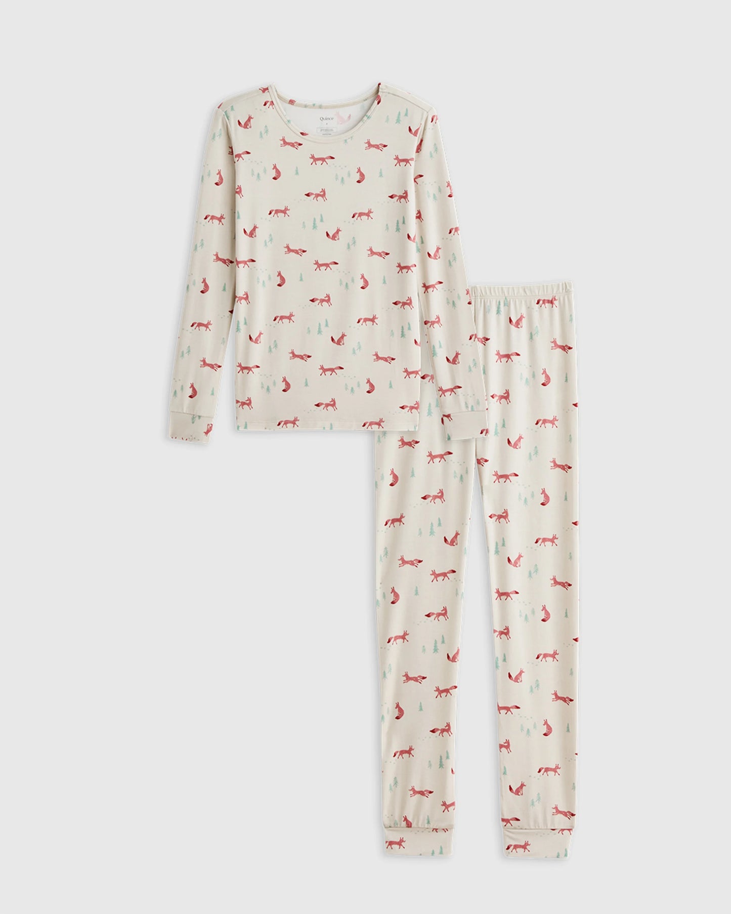 Bamboo Long Sleeve and Pant Pajama Set - 6 / Wildflower Dreams