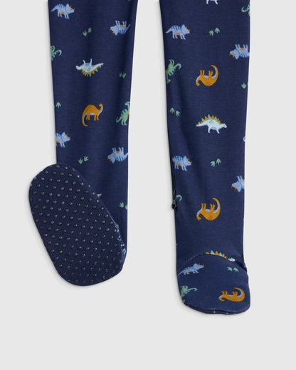 100% Organic Cotton Footie Pajama - 0-3M / Vehicles