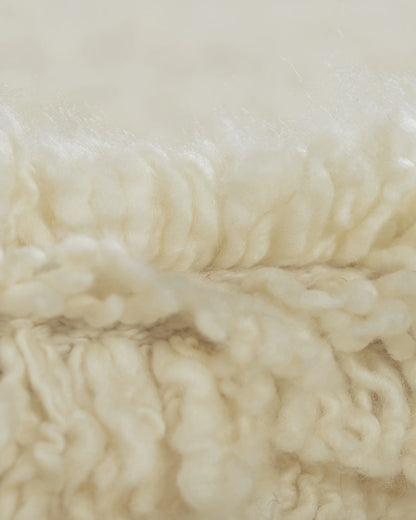 Dover Wool Shag Rug - 5' x 8' / Natural