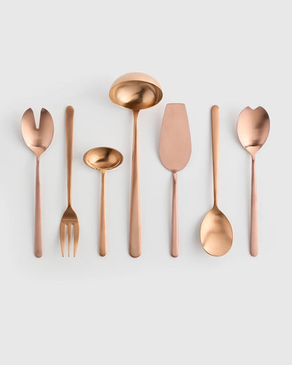 Linea 7-Pc Serving Utensil Set by Mepra - One Size / Polished Stainless Steel