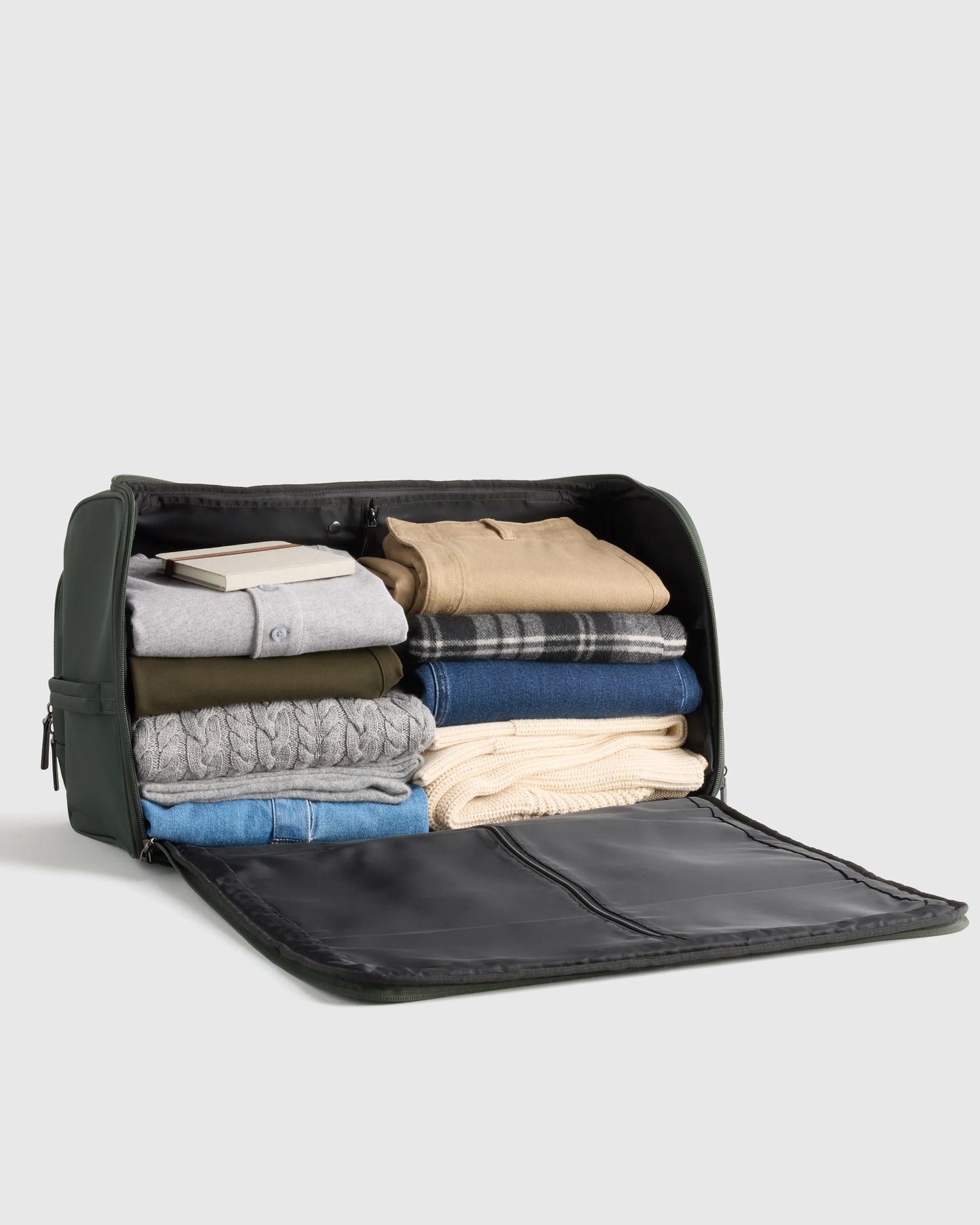 Voyage Nylon Garment Duffle - One Size / Dark Green