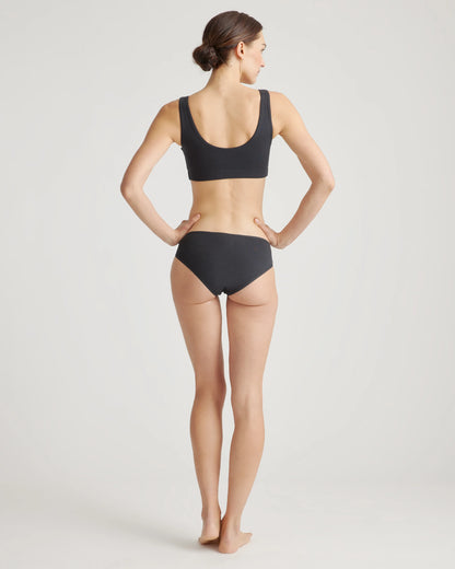 Organic Cotton Hipster (6-pack) - XS / Black