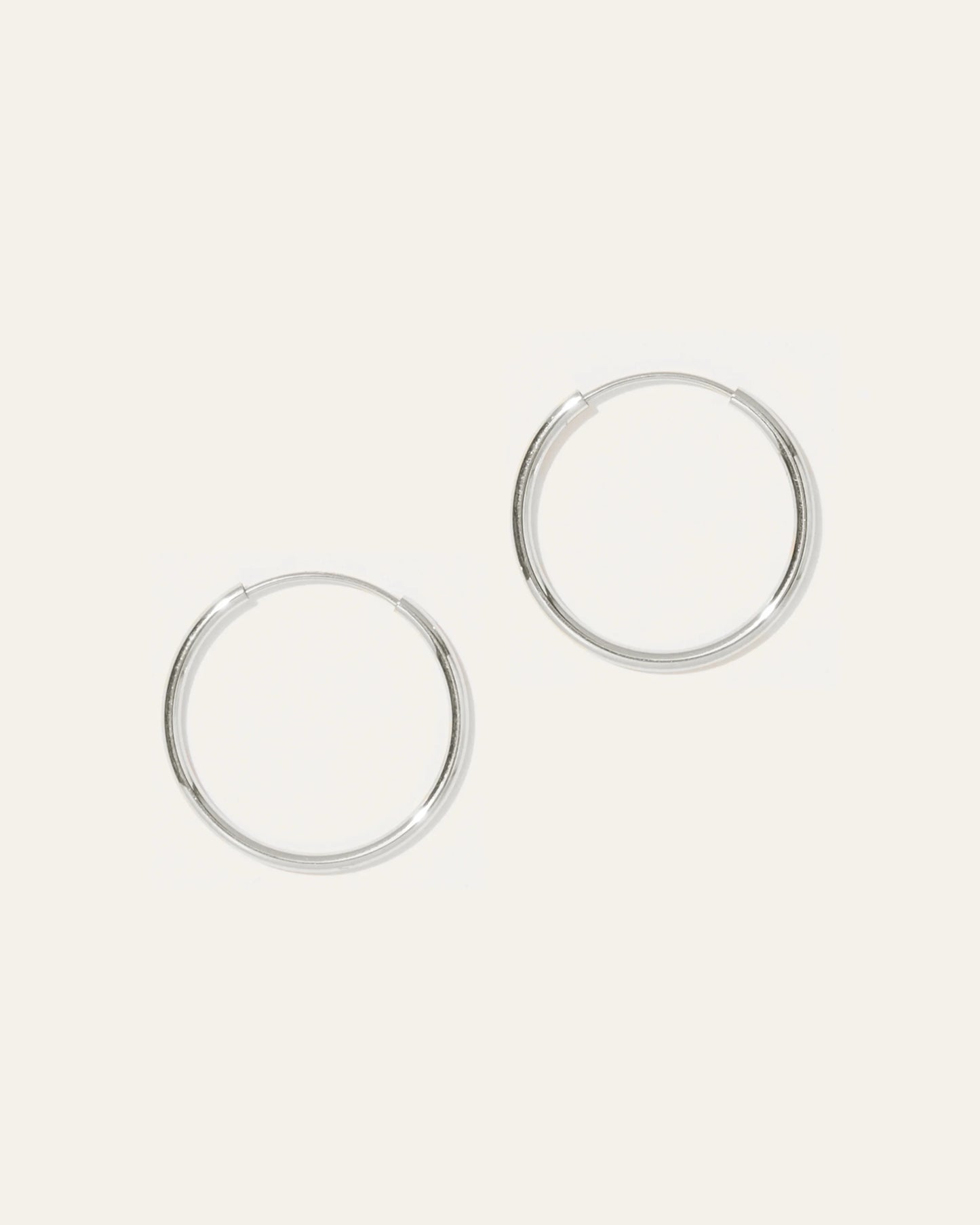 14K Gold Everyday Hoops - One Size / Yellow Gold