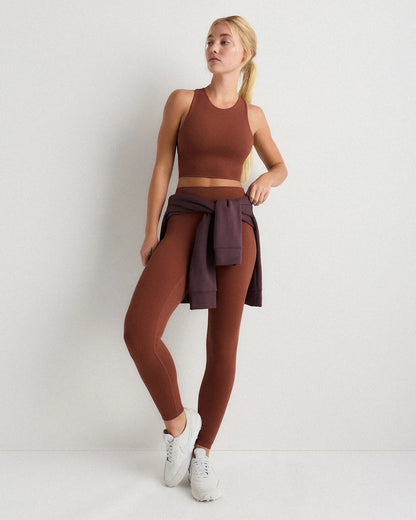 Ultra-Form High-Neck Cropped Tank - XS / Black Camo