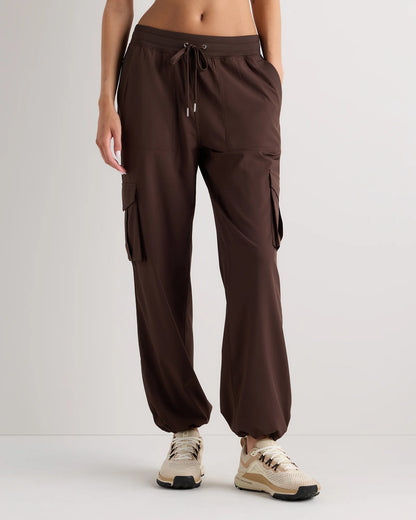 Performance Tech Cargo Mid-Rise Pants - XS / Black