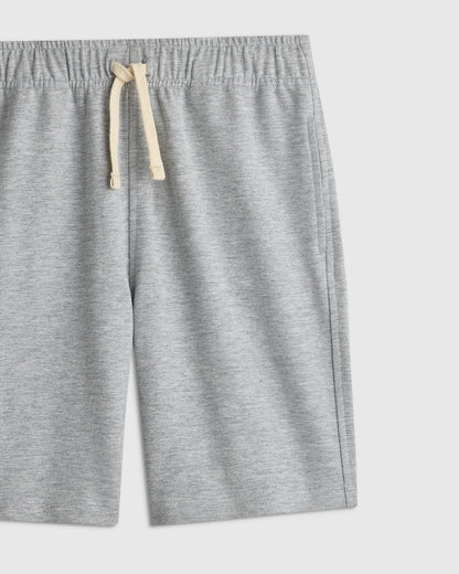 Organic Cotton French Terry Short - 6 / Heather Grey