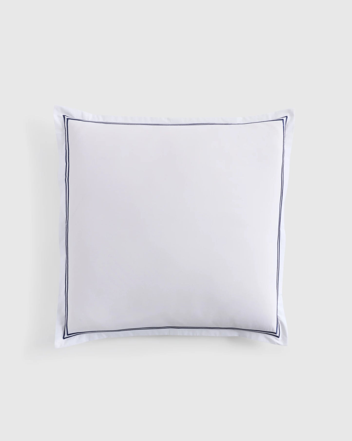 Organic Crisp Percale Euro Sham - Euro / White