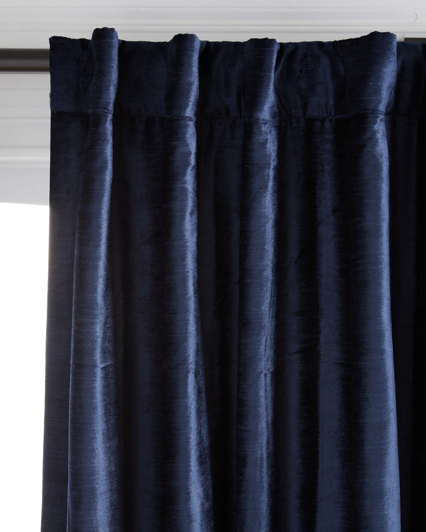 Luster Velvet Room Darkening Curtain - Single Panel - 48x84 / Champagne
