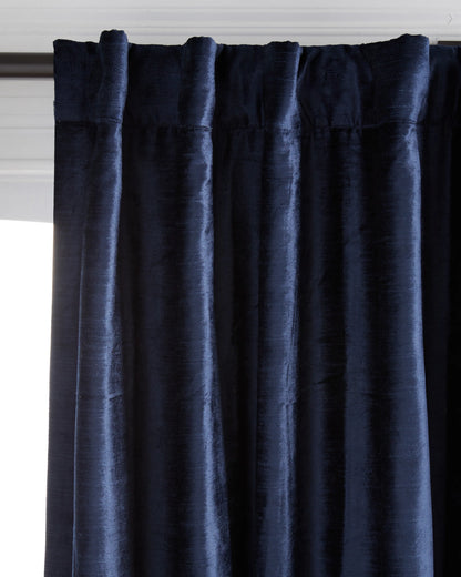 Luster Velvet Room Darkening Curtain - Single Panel - 48x84 / Champagne
