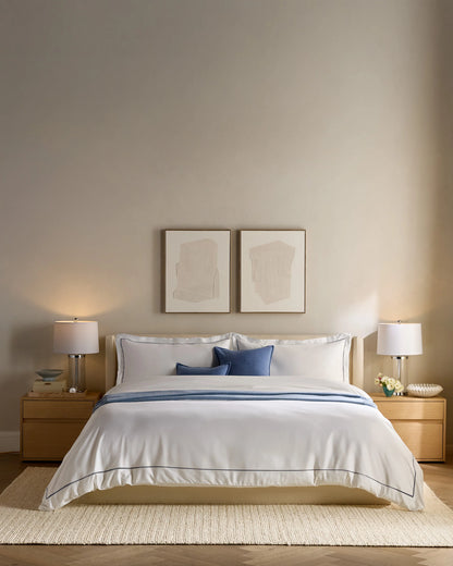 Signature Giza Cotton Sateen Deluxe Bedding Bundle - Twin / Dried Sage