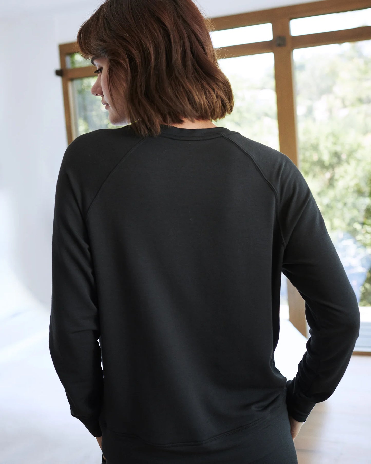 SuperSoft Fleece Crew - XS / Smoked Thyme Green