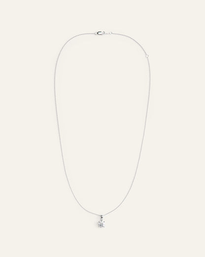 14k Gold Lab Grown Diamond Solitaire Pendant - 1ct - One Size / Yellow Gold