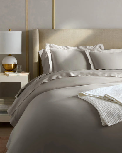 Signature Giza Cotton Sateen Sham Set - Standard / White