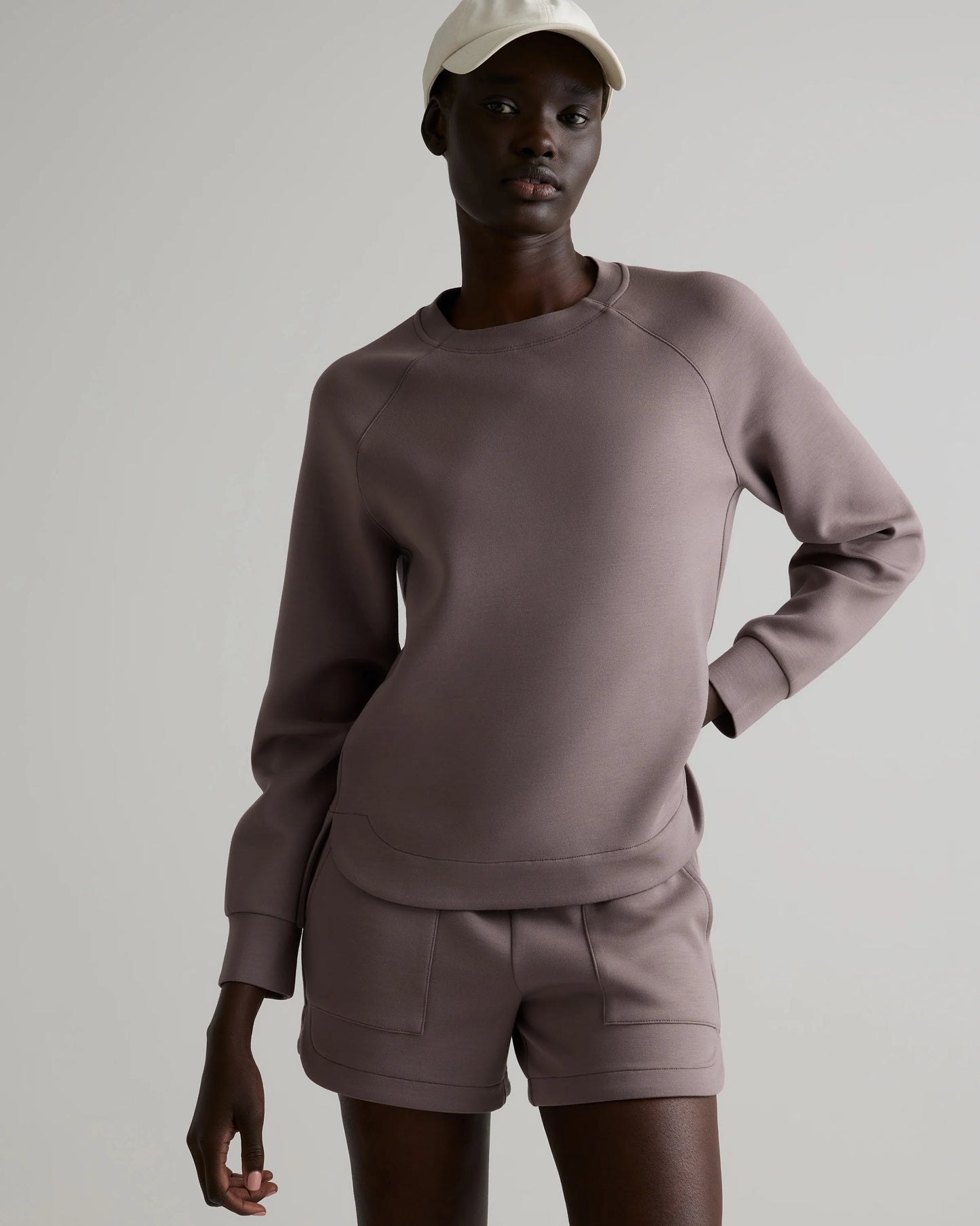 CloudComfort Crewneck Sweatshirt - XS / Pebble Beige