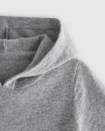 Washable Cashmere Hoodie - 9-12M / Oatmeal