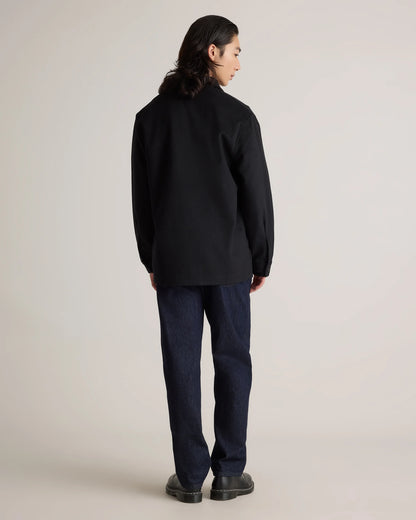 Italian Wool Overshirt - XXXL / Black