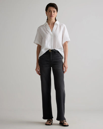 Bella Stretch Relaxed Straight Jeans - 24 / Atlantic Blue